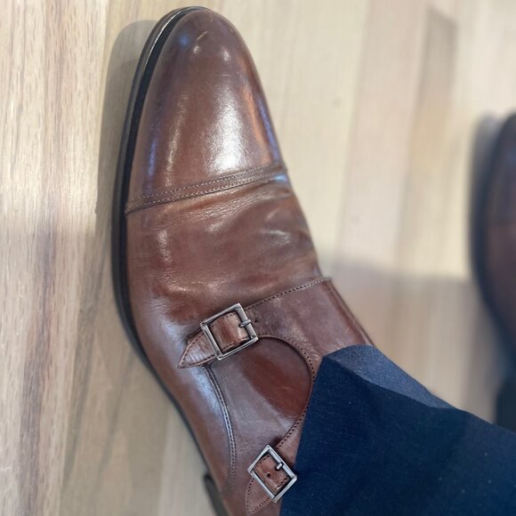 Italian High Quality Leather Dress Shoes Size 11.5 main image 4